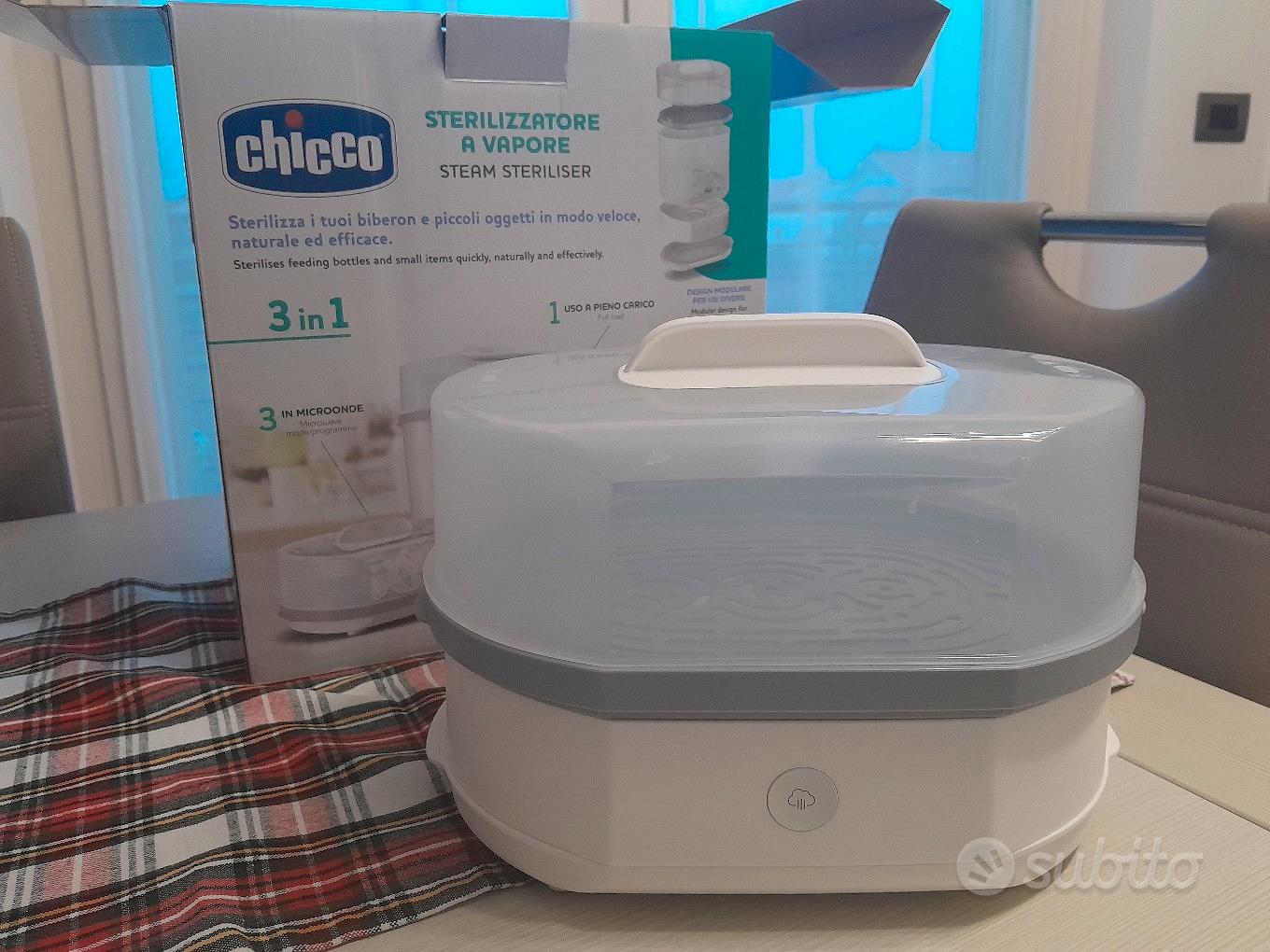 Chicco Sterilizzatore A Vapore per Biberon e Piccoli Oggetti 1