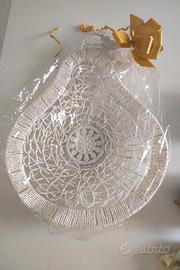 Vassoio in raffia bianca MAI USATO