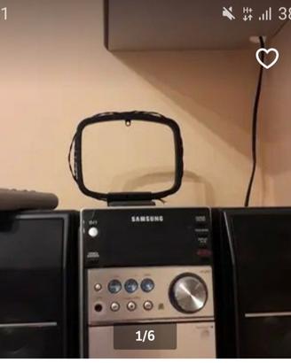 Radio Micro Component MM-C6 Samsung 