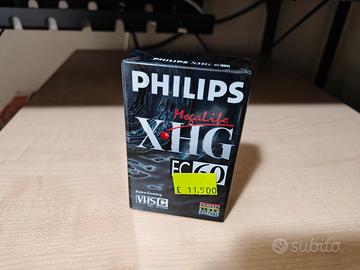 Cassetta VHS C Philips Megalife XHG EC60