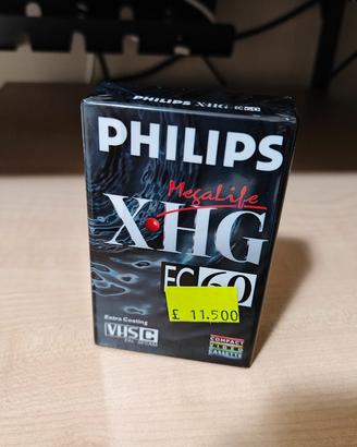 Cassetta VHS C Philips Megalife XHG EC60
