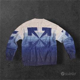 Maglione Off- White blu