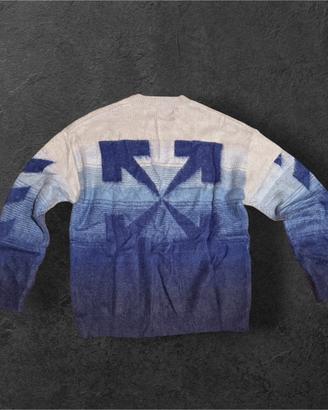 Maglione Off- White blu