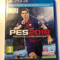 Gioco PS4 PES 2019 e PES 2018