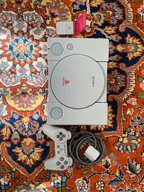 PS1 con memory card