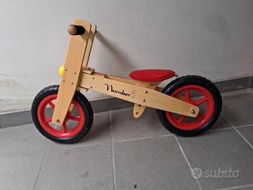 bici balance in legno