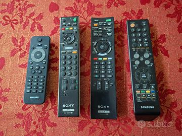 Telecomandi vari per TV e radio
