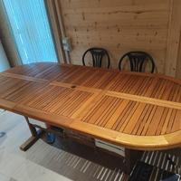 Tavolo in legno allungabile