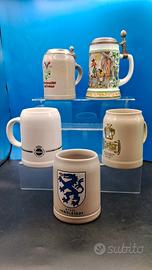 set 5 boccali birra warsteiner forst
