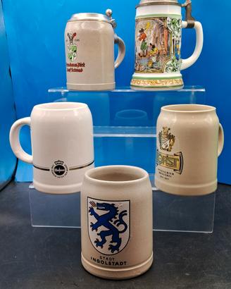 set 5 boccali birra warsteiner forst