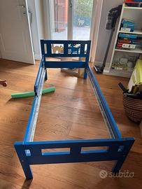Lettino ikea bimbi + materasso