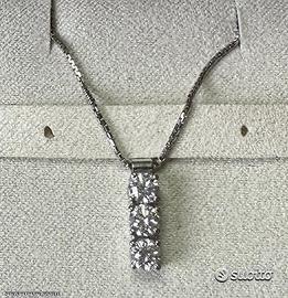 COLLANA TRILOGY ORO 18kt. CON DIAMANTI NATURALI