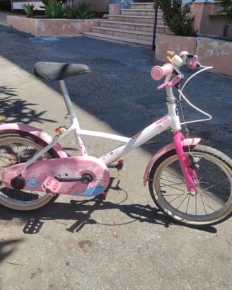Bici bimba b-twin 500 docto girl da 16'