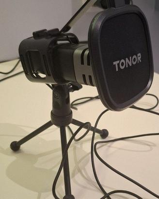 Microfono USB TONOR con treppiede