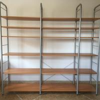 Libreria vintage Ikea in tubolare e ciliegio