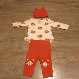 Completo per neonati a tema orsetto di Shein, comp