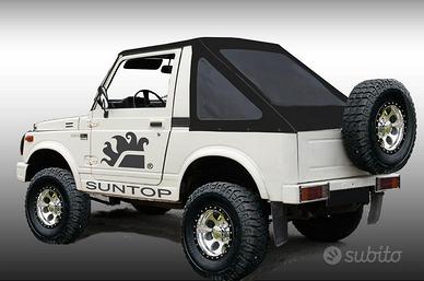 Capote Fastback Suzuki Samurai SJ Suntop - Nera