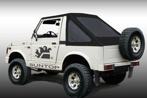 Capote Fastback Suzuki Samurai SJ Suntop - Nera
