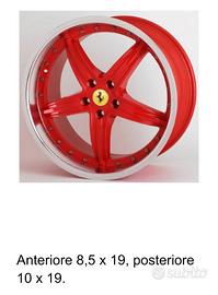 Cerchioni Ferrari da 19