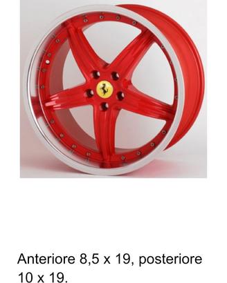 Cerchioni Ferrari da 19