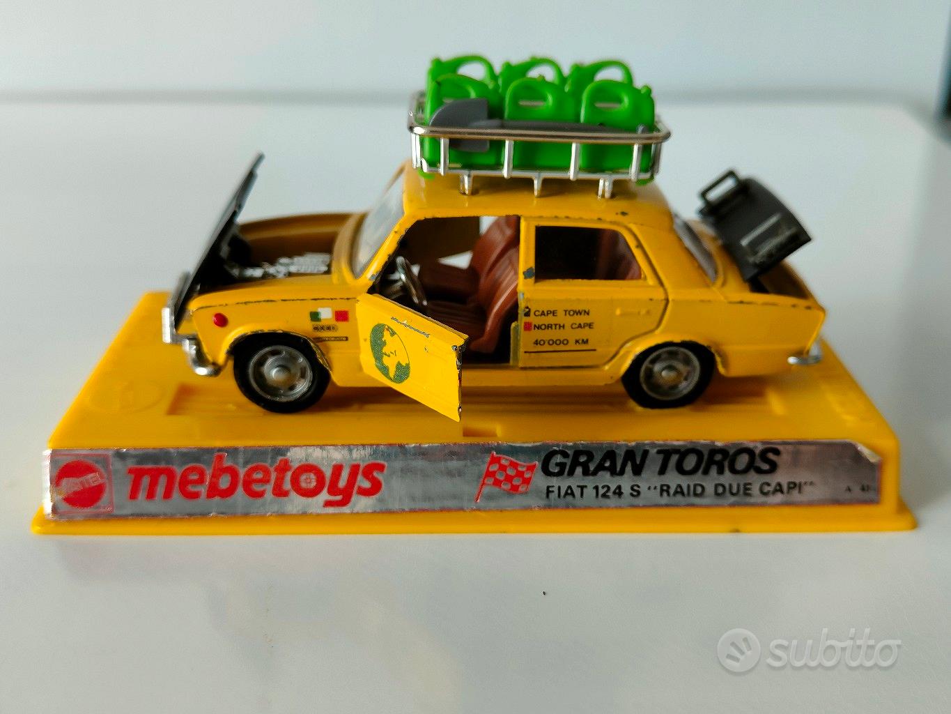 Fiat 124 S - Raid Due Capi - Mebetoys by Mattel - Collezionismo In