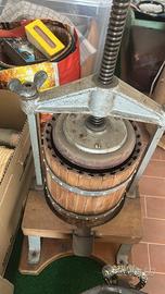Torchio Pressa per Uva Frutta in Legno