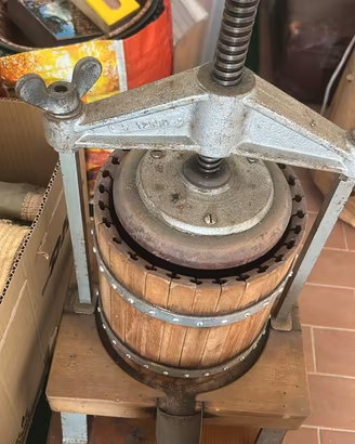 Torchio Pressa per Uva Frutta in Legno