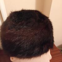 basco in pelliccia visone