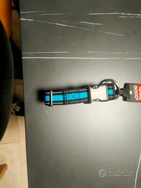 Collare cane M blu nero NUOVO