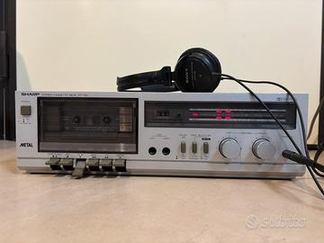 Sharp stereo cassette deck rt-100
