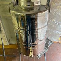 Fusto acciaio inox 18/10 Lt. 50