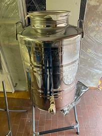 Fusto acciaio inox 18/10 Lt. 50