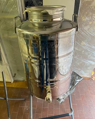 Fusto acciaio inox 18/10 Lt. 50