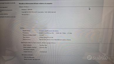 pc portatile toshiba notebook laptop
