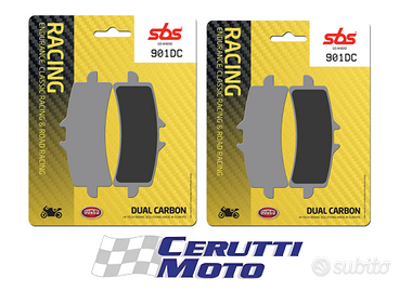 Kit 2 coppie pastiglie freno anteriori Sbs racing