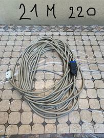 Cavo prolunga 220v 21 metri