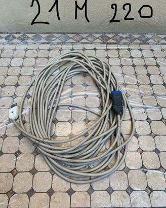 Cavo prolunga 220v 21 metri