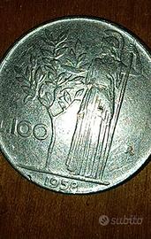 100 lire 1958