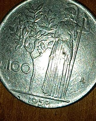 100 lire 1958