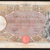 Banconota da 500 lire del 1942