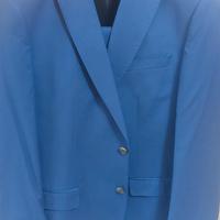vestito completo celeste 