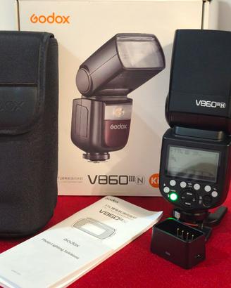Flash Godox V860iii N come nuovo Nikon