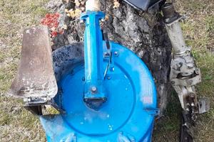 Piatto rotante tagliaerba + barra falciante