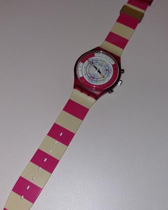 Swatch Chrono  NAVY BERRY  Nuovo
