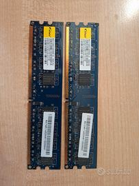 RAM DDR2 2GB (2×1GB) Desktop