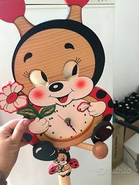 Orologio pendolo coccinella