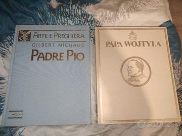 2 libri Padre Pio e Papa Wojtyla 
