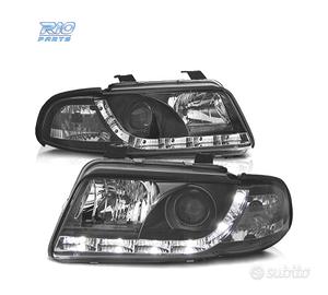 FARI PER AUDI A4 B5 94-99 LUCE DIURNA A LED FONDO 