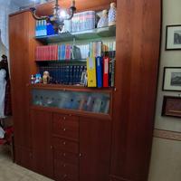 Parete attrezzata ciliegio