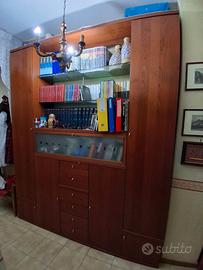 Parete attrezzata ciliegio